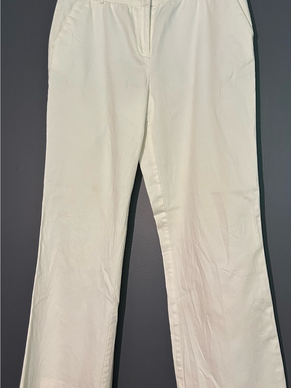 New York & Company White Stretch Pants
